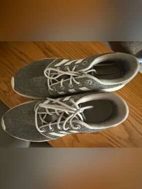 adidas Gray and White Running Shoe Sole